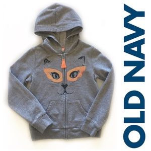 💜4 FOR 40💜🦊Old Navy Fox Zip Up🦊